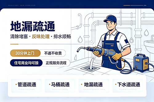 洛阳地漏疏通